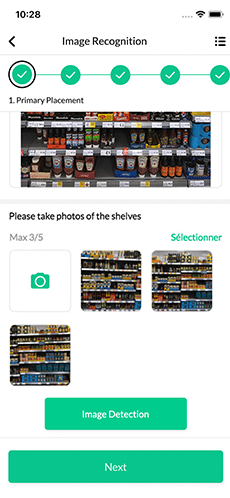 Efficient data collection with Image Recognition